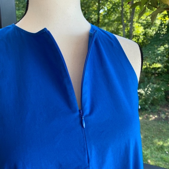💙 COS. Blue Sleeveless Halter Maxi Dress, Size 2. THIS DRESS IS GORGEOUS ! 💙 - Picture 4 of 12